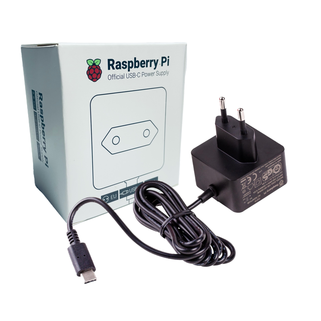 Official Raspberry Pi TypeC Power Supply Unit (EU Plug) RoboMaterial