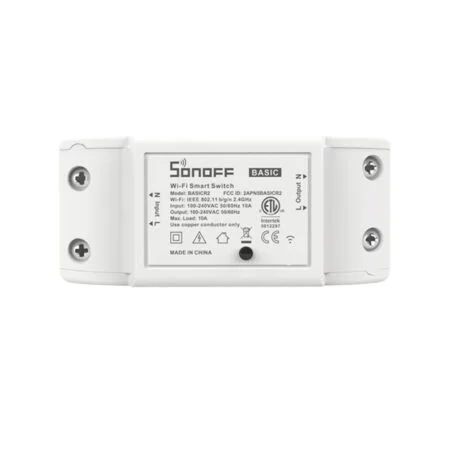 Sonoff Basic R2 Ενδιάμεσος Διακόπτης με σύνδεση WiFi.