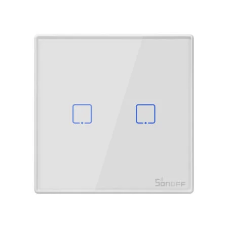 Sonoff T2 EU 2C Διπλός RF Ασύρματος Διακόπτης με μπαταρία 433Mhz