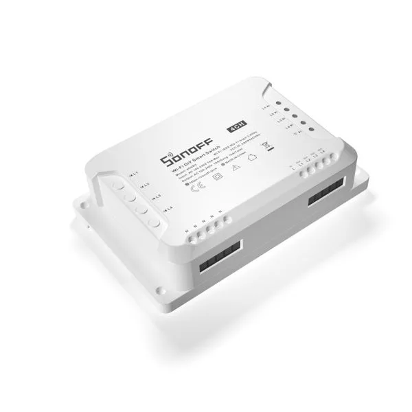 Sonoff 4CH (R3) WiFi smart 230V AC relay switch with 4 channels - Image 3