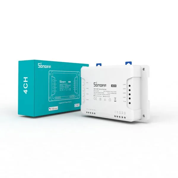 Sonoff 4CH (R3) WiFi smart 230V AC relay switch with 4 channels - Image 4
