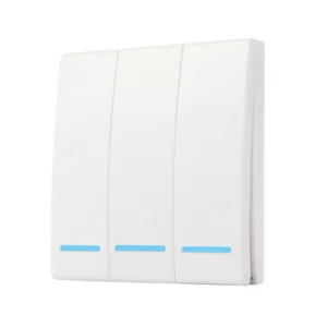 SmartWise RF3 3-gang wireless RF wall switch