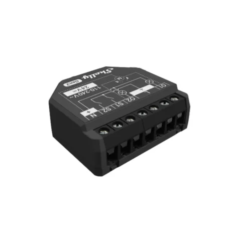 Shelly 2PM Gen3 dual channel Wi-Fi + Bluetooth smart relay module with roller shutter mode