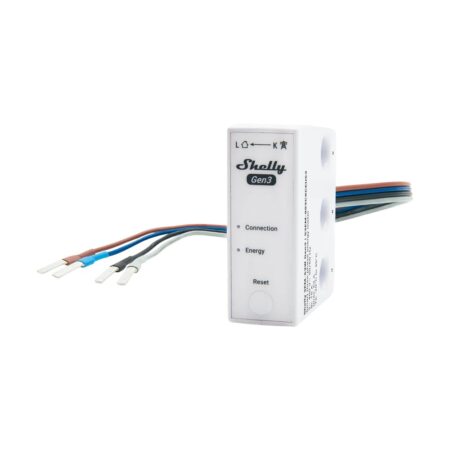Shelly 3EM-63W Gen3 smart Wi-Fi 3-phase power meter add-on for MCB