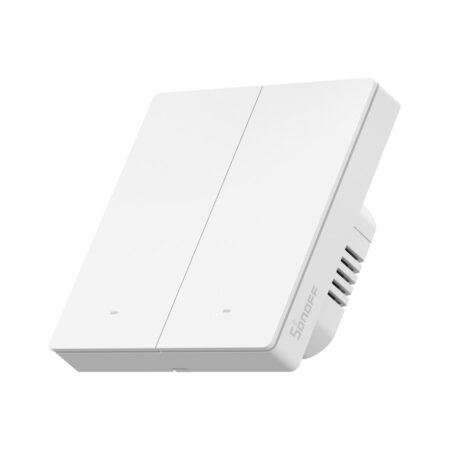 SONOFF SwitchMan M5 Zigbee smart wall switch, 2-gang, standalone version, white (ZBM5-2C-86W)