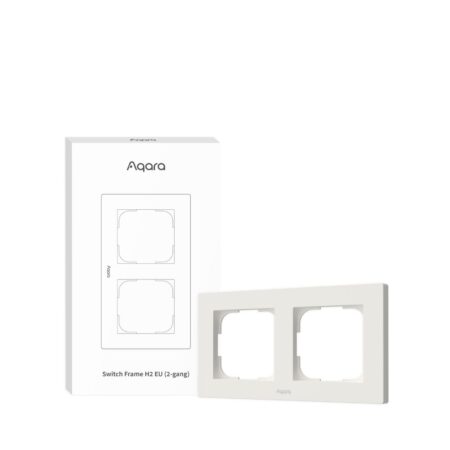 Aqara H2 EU Switch Frame (double / 2-gang), white