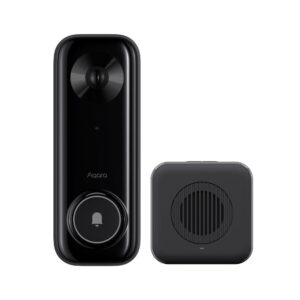 Doorbell Camera G400 Select (Wired) – Smart video doorbell with AI human, pet and package detection, Wi-Fi 6, black (DB-C03D)
