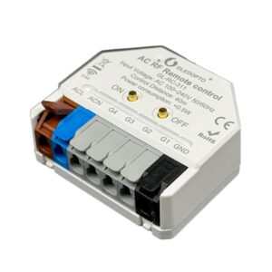 Gledopto AC RF Remote Control (GL-RC-311) – Four‑channel RF (2.4 GHz) remote control for mounting behind a switch (GL‑RC‑311)