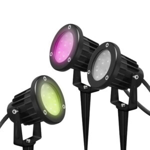 Gledopto GL-G-002P Zigbee Pro (Zigbee 3.0 + RF receiver) outdoor garden spot light RGB+CCT 230V