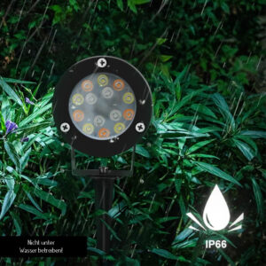 Gledopto GL-G-002P Zigbee Pro (Zigbee 3.0 + RF receiver) outdoor garden spot light RGB+CCT 230V