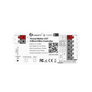 Gledopto Thread Matter CCT – 2‑wire and 3‑wire LED strip controller (GL-C-226M)