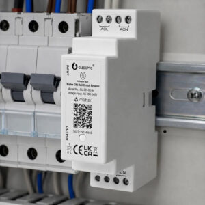 Matter DIN Rail Circuit Breaker – Single-circuit smart DIN-rail relay module, 16A, Wi‑Fi, Matter (GL-DR-001M)